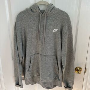 Nike Men's Heather Gray Hoodie